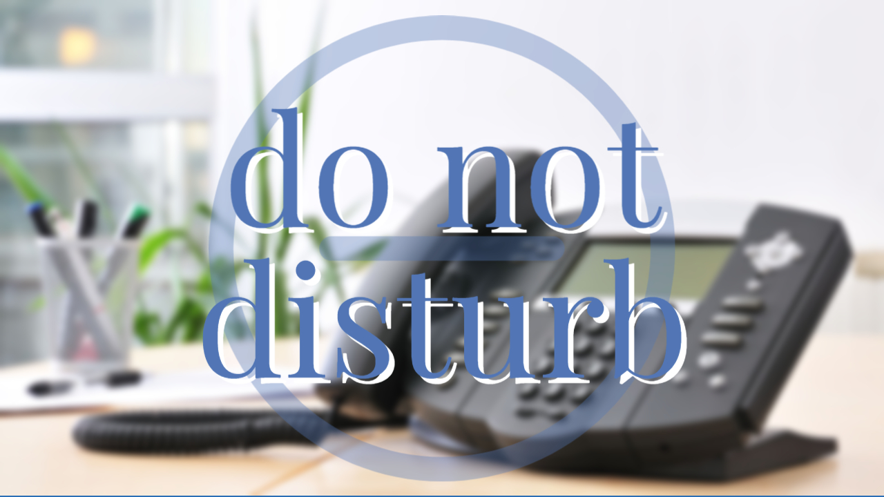 how to set do not disturb